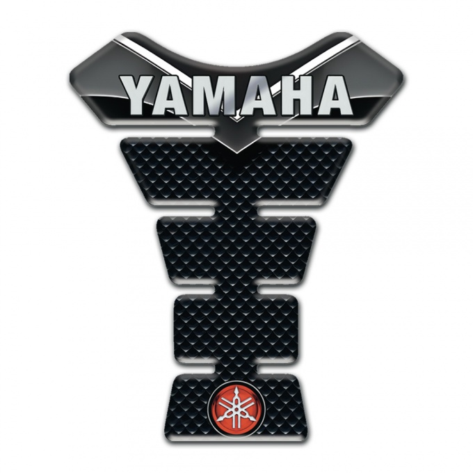 Yamaha Tank Protector Center Silicone Sticker Style 