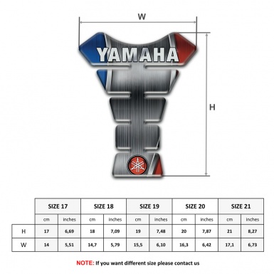 Yamaha Tank Fuse Anti Slip Sticker Amazing Edition 