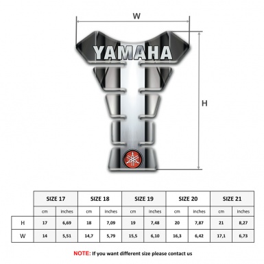 Yamaha Tank Protector Logo Inscription edition Best Model 
