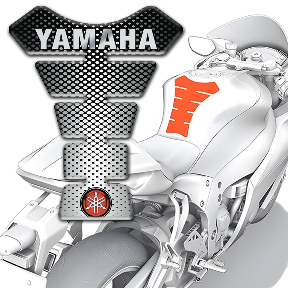 Yamaha Tank Protector Premium Quality Silicone Sticker | Tank ...