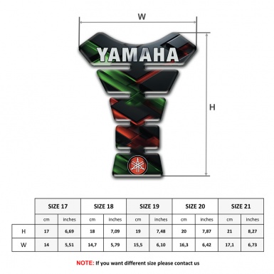 Yamaha Tank Guard Pads Tank Guard Pads Silicone Sticker 