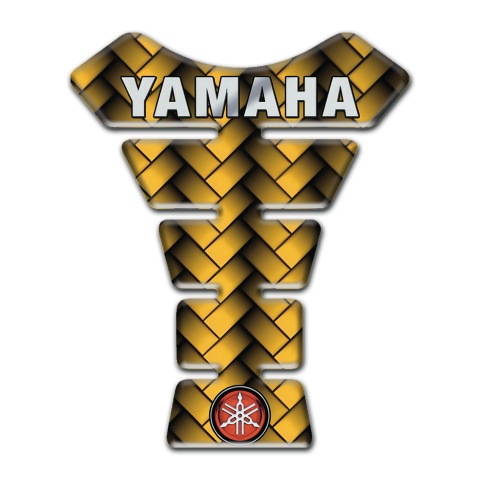 Yamaha Tank Pad Motorbike Yellow Fibers Style 