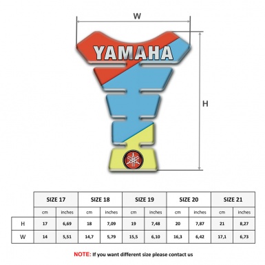 Yamaha Tank Protector Fresh Colors Model Style 