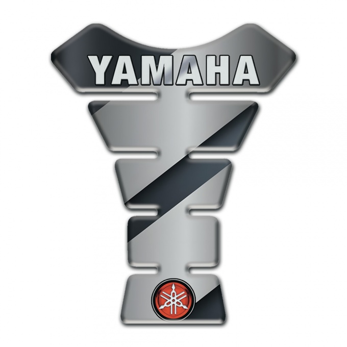 Yamaha Tank Fuse Grey Black marking base Logo Inscription Style 