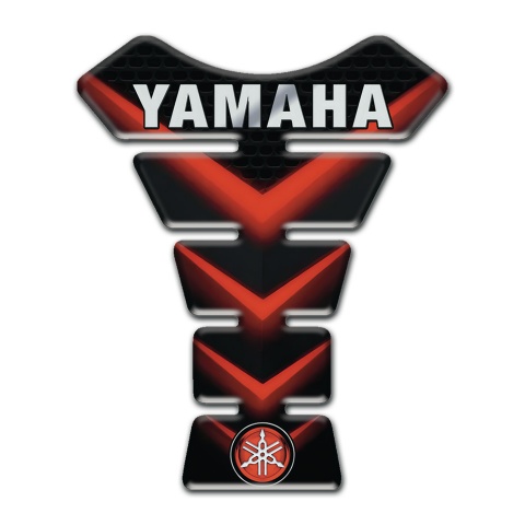 Yamaha  Tank Guard Pads Red V Shape Lights Edition