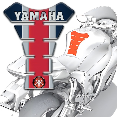 Yamaha Tank Pad Protector Vertical colors Edition 