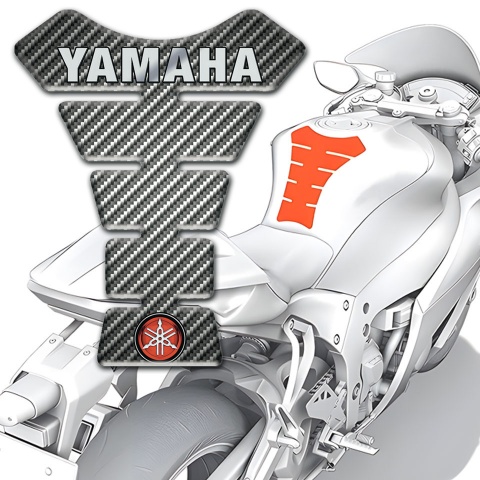 Yamaha Tank Pad Protector Classic Carbon Base Small Logo Style 