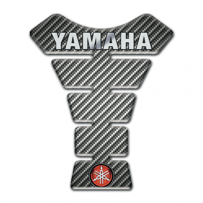 Yamaha Tank Pad Protector Classic Carbon Base Small Logo Style 
