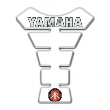 Yamaha Tank Fuse White Design Grey Logo 