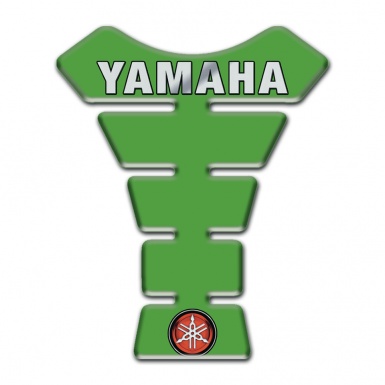 Yamaha Tank Pad Protector Green design Grey Label Logo 