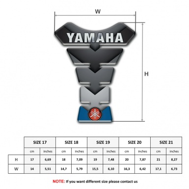 Yamaha Tank Pad Motorbike Racing Edition Stylish Type 