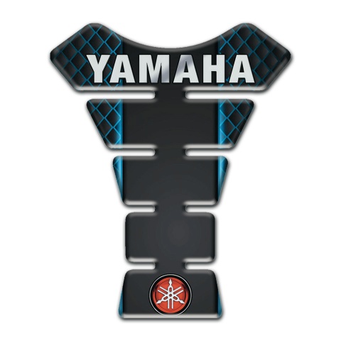 Yamaha Tank Pad Protector Neon Grid Model Style 