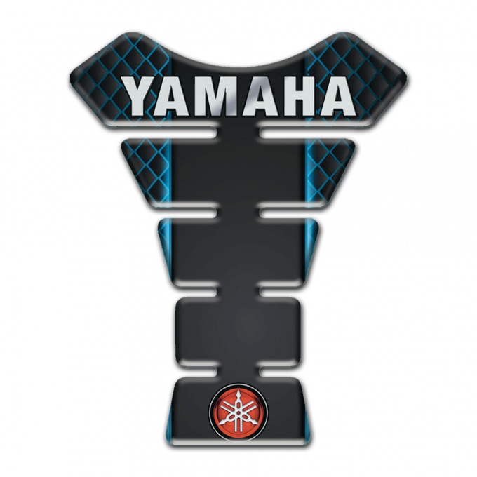 Yamaha Tank Pad Protector Neon Grid Model Style 