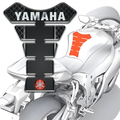Yamaha Tank Fuse dark Grid motive Design 