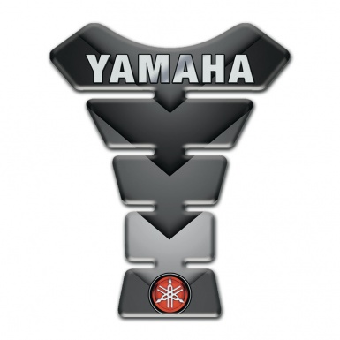 Yamaha Tank Pad Protector V Shape Grey Details Base Small Logo 