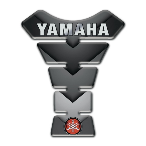 Yamaha Tank Pad Protector V Shape Grey Details Base Small Logo 