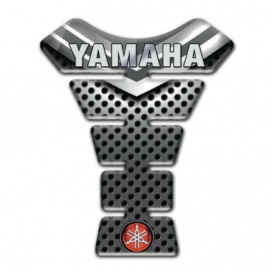 Yamaha Tank Protector Perforated Design Edition Gray Logo Inscription