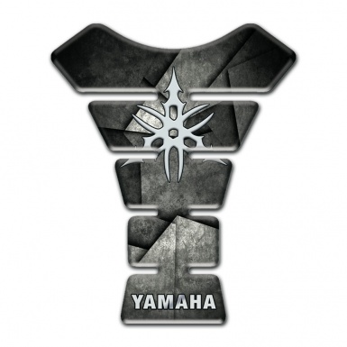 Yamaha Tank Guard Pads Mixed Details Base White Logo 
