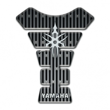 Yamaha Tank Protector Metal Ornament Base White Logo 
