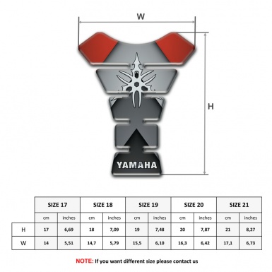 Yamaha Tank Fuse Premium Quality Model Stylish Logo 