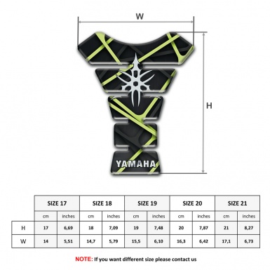 Yamaha Tank Protector Racing Edition Stylish Logo Version 