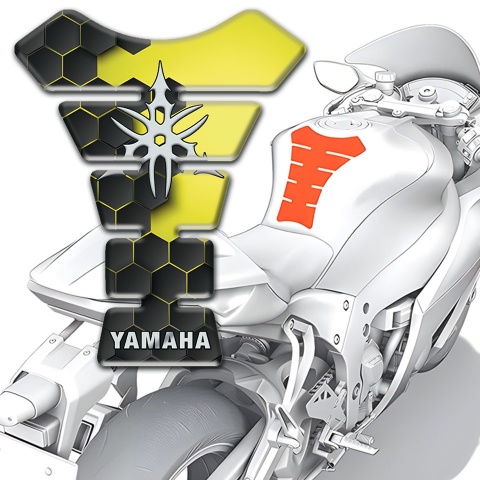 Yamaha Tank Pad Protector High-Quality Model with Stylish Logo 