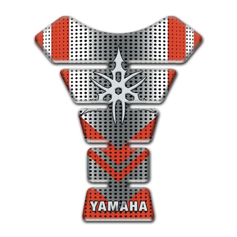 Yamaha Tank Guard Pads Unique Grey Red Model 