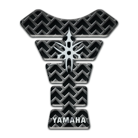 Yamaha Tank Pad Protector Grid Style Base Stylish logo 