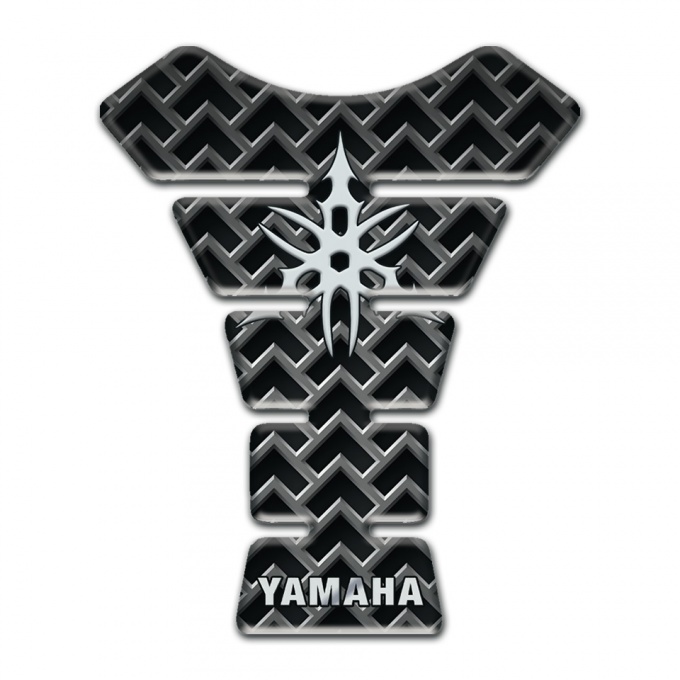 Yamaha Tank Pad Protector Grid Style Base Stylish logo 
