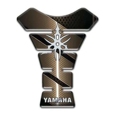 Yamaha Tank Pad Protector Anti Slip Sticker Bronze edition 