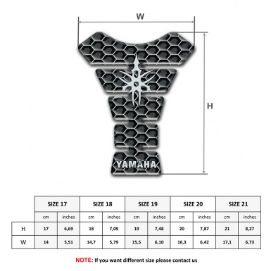Yamaha Tank Protector Premium Quality Honeycomb edition 