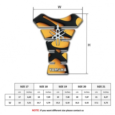 Yamaha Tank Pad Protector High End Racing Edition 