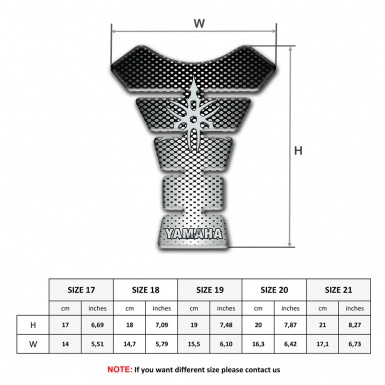 Yamaha Tank Protector Metal Mesh Effect Edition 