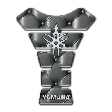 Yamaha Tank Pad Protector Gray Leather Effect Design 