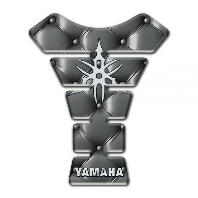 Yamaha Tank Pad Protector Gray Leather Effect Design 