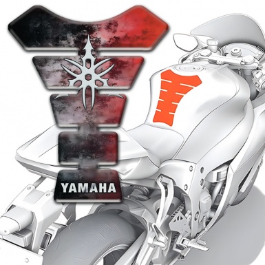 Yamaha Tank Fuse Mixed Colors Style and Stylish Logo 