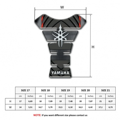 Yamaha Anti Slip Sticker Tank Protector High End Type 