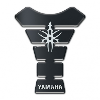 Yamaha  Tank Protector Graphite Effect Base White Logo 