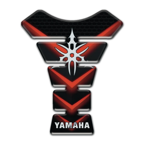 Yamaha Tank Guard Pads Red V Shape Lights Effect Type 