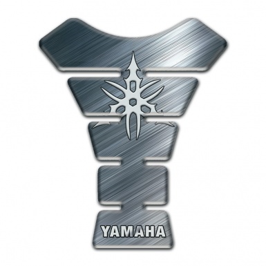 Yamaha Tank Pad Motorbike Polished Metal effect 