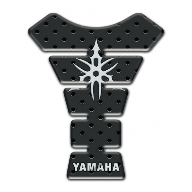 Yamaha Tank Guard Pads Perforated Rubber Style and Stylish logo