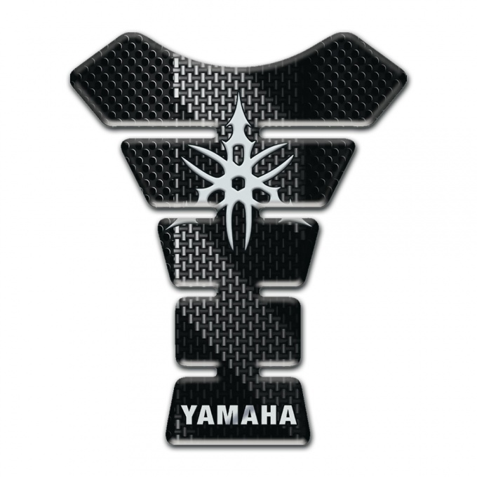 Yamaha Tank Pad Motorbike Grey Black Tapes Decoration 