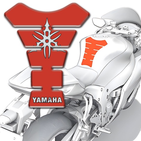 Yamaha Tank Fuse Motorcycle Red Model 
