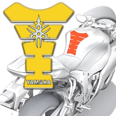 Yamaha Tank Pad Motorbike Yellow Model 