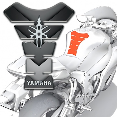 Yamaha Tank Pad Motorbike Gray Nuance Decoration Base 