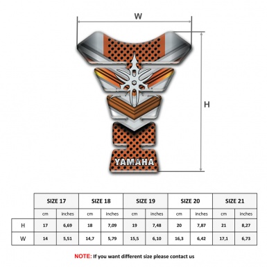 Yamaha Tank Protector Copper Style Elements 