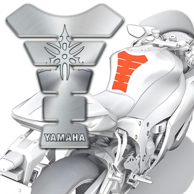 Yamaha Tank Guard Pads Silver Model 