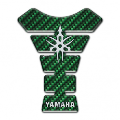 Yamaha Tank Protector Style Green Carbon 