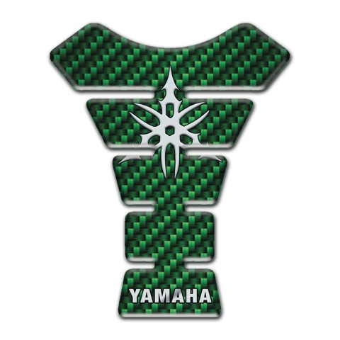Yamaha Tank Protector Style Green Carbon 