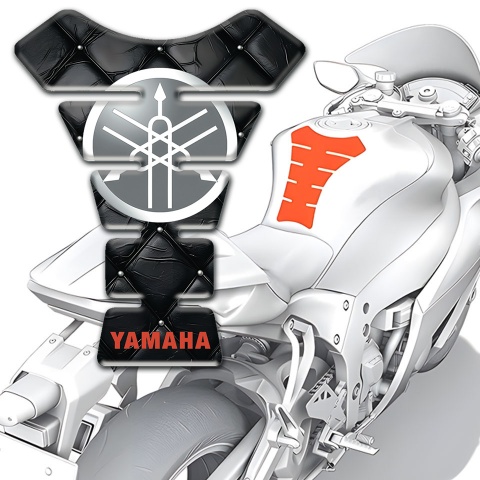 Yamaha Tank Fuse Style Black Leather effect 